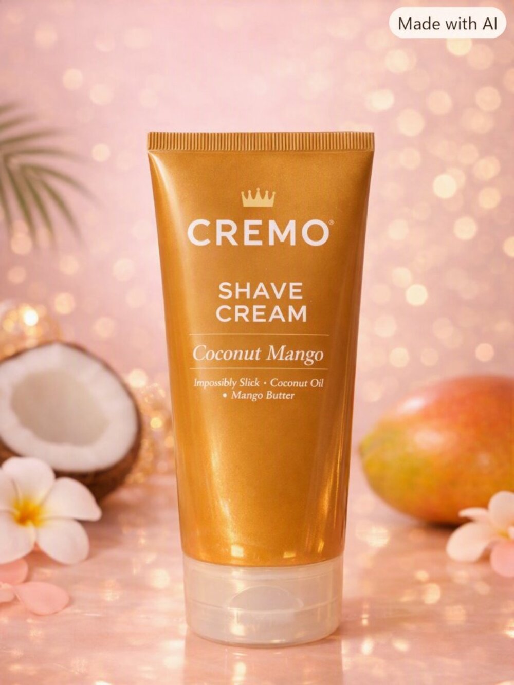 Cremo Coconut Mango Moisturizing Shave Cream 6 oz